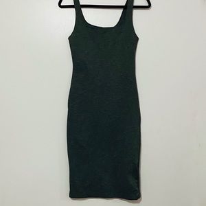 ZARA Gray Midi Dress